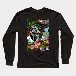 MF DOOM T'shirt ''inspirational flows" Long Sleeve T-Shirt